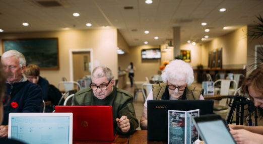 I am connected: new approaches to supporting people in later life online